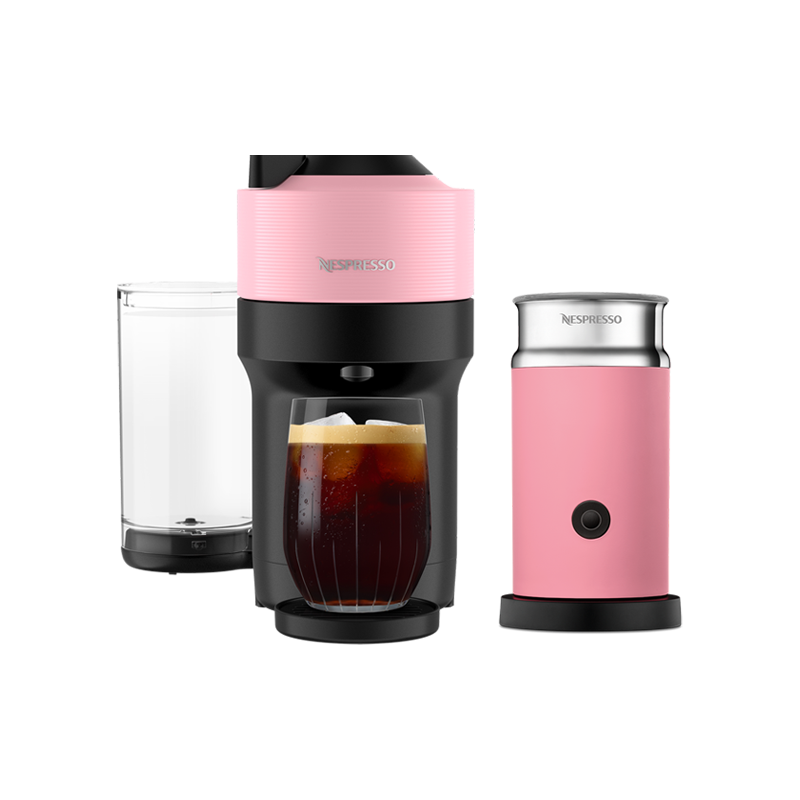 Vertuo Pop+ Candy Pink & Aeroccino Pink bundle