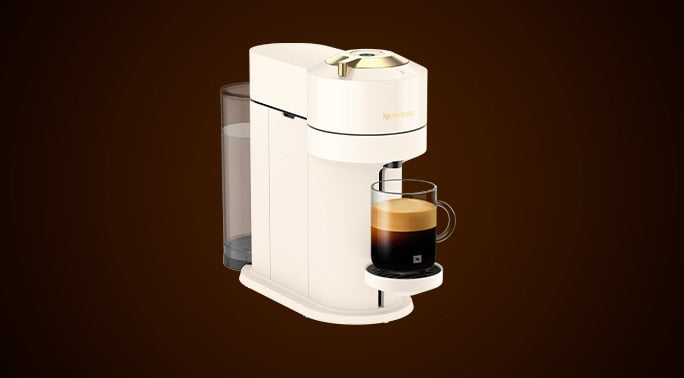 Vertuo Next Full White & Gold Bundle